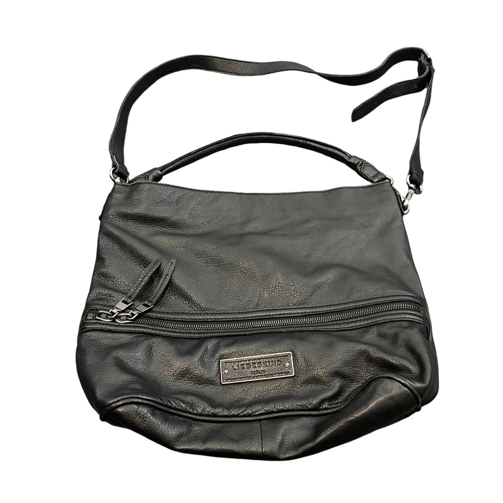 Liebeskind Berlin Hobo Bag Womens Medium Black Leather Crossbody Shoulder Bag